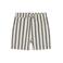 Daily7 straight regular waist gestreepte casual short beige
