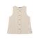Daily7 blouse met textuur beige