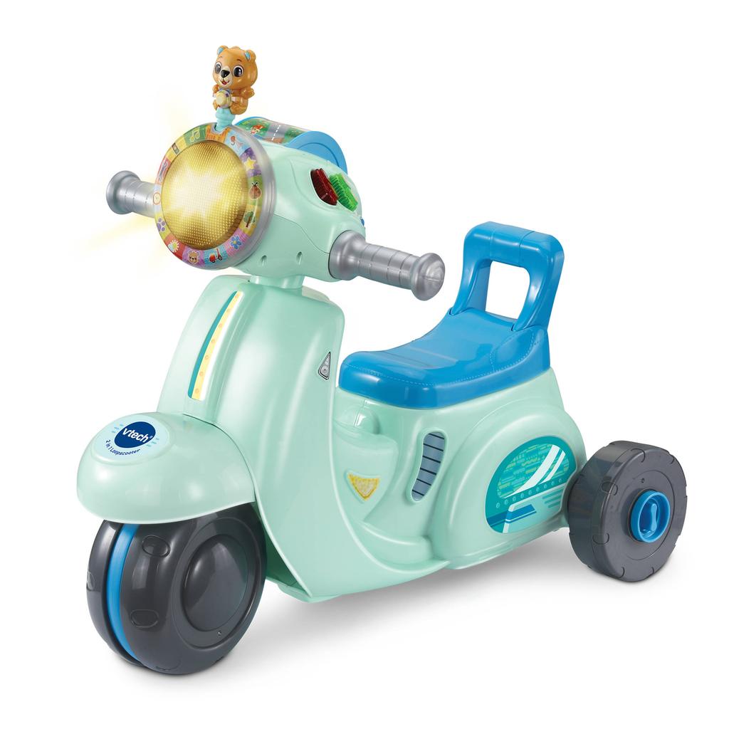 VTech Baby 2-in-1 Loopscooter blauw