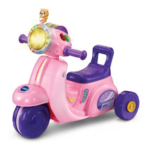 2-in-1 Loopscooter roze