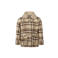 Koko Noko geruite shacket - beige/bruin