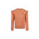 Koko Noko rechtvallende longsleeve met ruches - oranje
