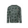 Koko Noko rechtvallende longsleeve met print - grijsgroen