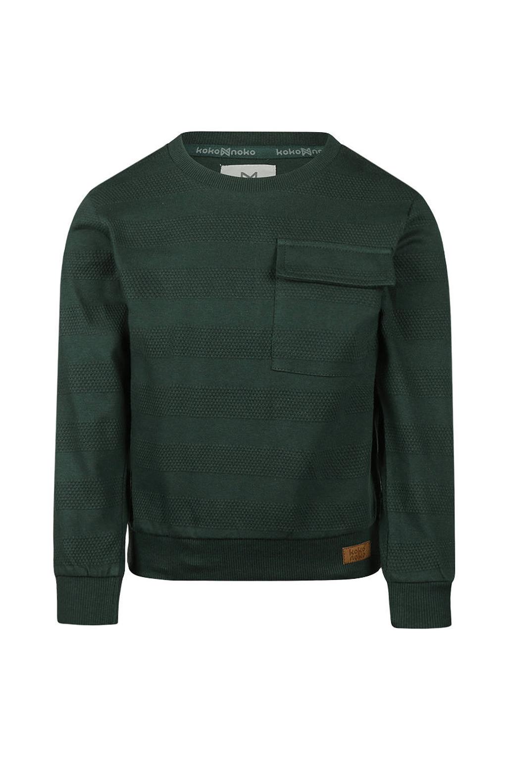 Koko Noko rechtvallende sweater - groen