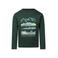 Koko Noko rechtvallende longsleeve met print - donkergroen