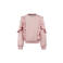 Koko Noko rechtvallende sweater met ruches - roze