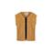 Koko Noko rechtvallend teddy gilet - bruin