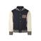 Koko Noko katoenen sweatvest - donkerblauw/beige