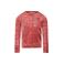 Koko Noko fluwelen rechtvallende longsleeve met print - rood