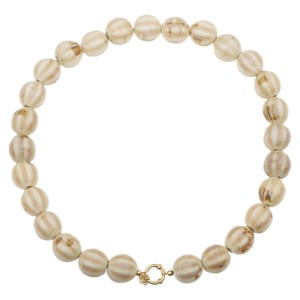 kralenketting beige