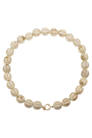 kralenketting beige