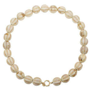 kralenketting beige