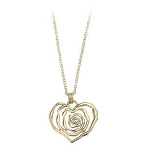 lange ketting goudkleurig