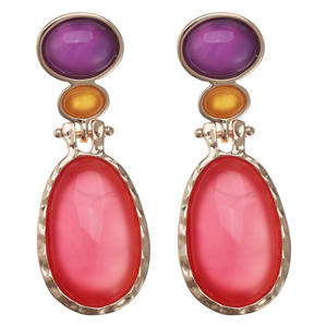 oorbellen roze/paars