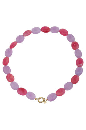 kralenketting roze