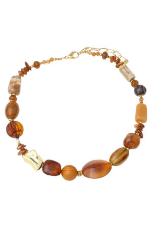 kralenketting bruin