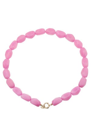 kralenketting roze