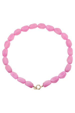 kralenketting roze