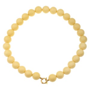 kralenketting geel