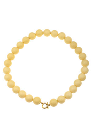 kralenketting geel