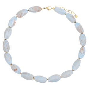 kralenketting lichtblauw