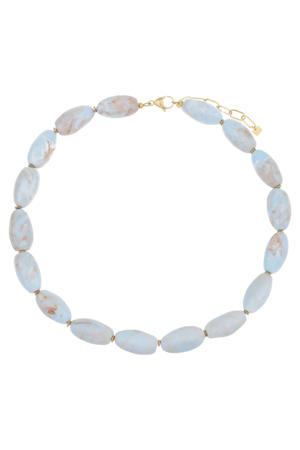 kralenketting lichtblauw