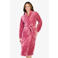 ten Cate fleece badjas - roze