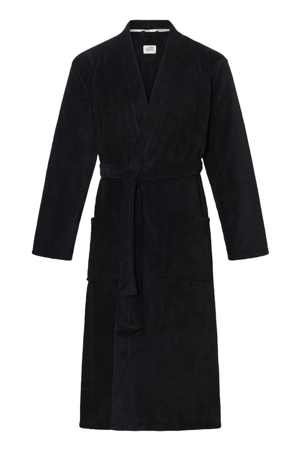 ten Cate fleece badjas - zwart