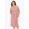 ten Cate fleece badjas - oudroze