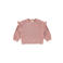 Dirkje oversized sweater met ruches - roze