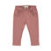 Dirkje katoenen regular fit baby joggingbroek met ruches - roze
