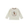 Dirkje aansluitende longsleeve met print - wit
