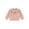 Dirkje rechtvallende sweater met borduursels en print - roze