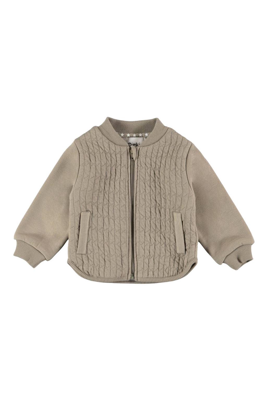 Dirkje rechtvallend sweatvest - kaki