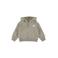 Dirkje oversized hoodie met backprint - kaki