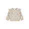 Dirkje rechtvallende gebloemde longsleeve met ruches
