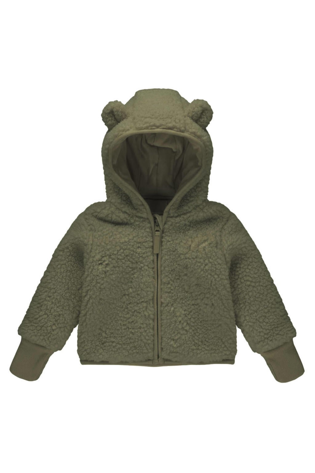 Dirkje teddy jas - groen