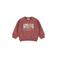 Dirkje oversized sweater met tekst - rood