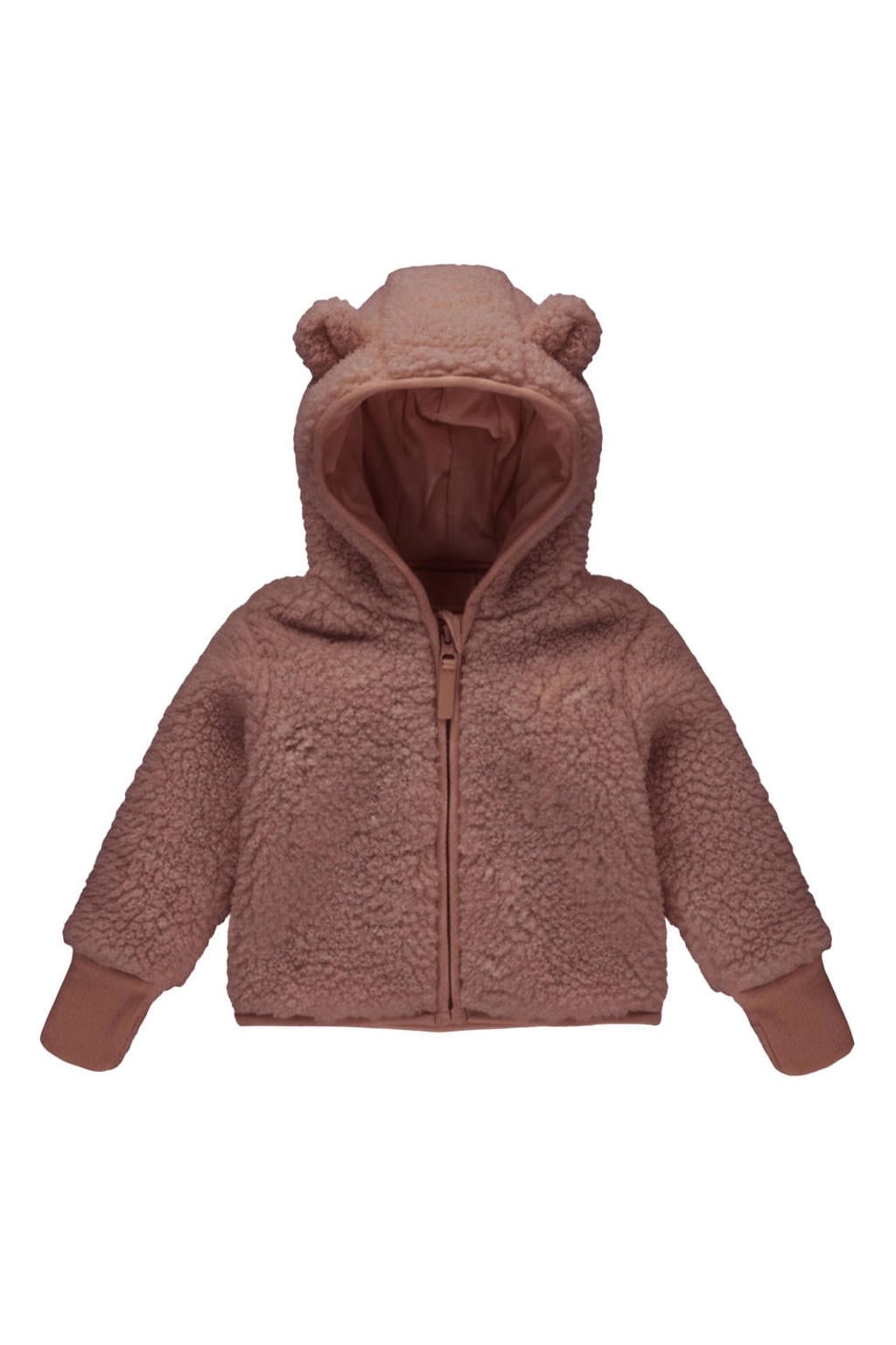 Dirkje teddy jas - bruin