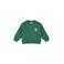 Dirkje rechtvallende sweater met backprint en tekst - groen