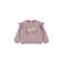 Dirkje oversized sweater met ruches - paars