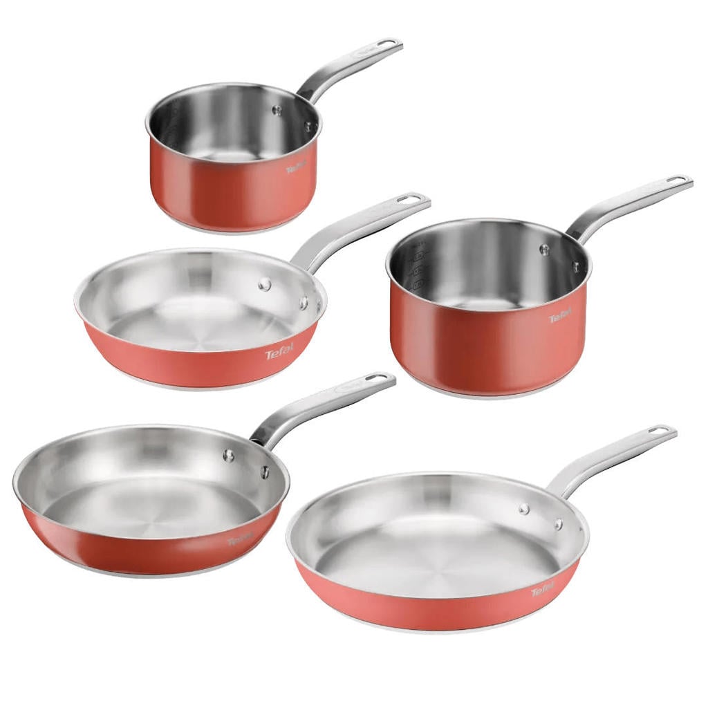 Tefal Sensation Terracotta pannenset (5-delig)