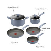 thumbnail: Tefal Cera Color ON pannenset(set van 5)