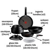 thumbnail: Tefal Ingenio Excellence Fusion pannenset (set van 14)