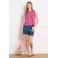 LOLALIZA gebloemde blouse broderie roze