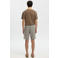 Selected SLHREGULAR-BRODY regular chino short met linnen bruin