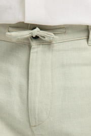thumbnail: Selected BRODY slim tapered chino met linnen lichtgroen