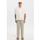 Selected BRODY slim tapered chino met linnen lichtkaki