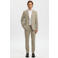 Selected colbert met linnen camel