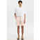 Selected SLHREGULAR-KARL regular waist gestreepte chino short seersucker roze